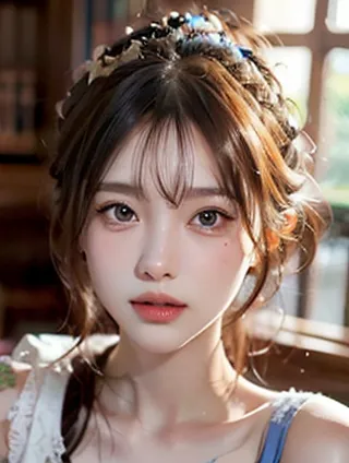 极品清纯美女与淡雅PPT背景：一场视觉与心灵的盛宴